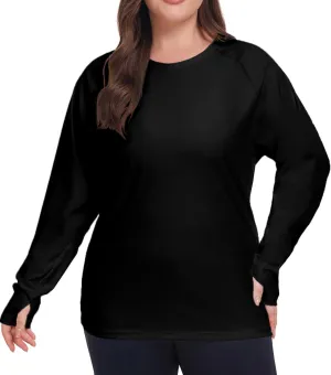 Inno UPF 50  Plus Size Workout Shirt for Women Long Sleeves Moisture Wicking Tshirt Running Hiking Sports Tops