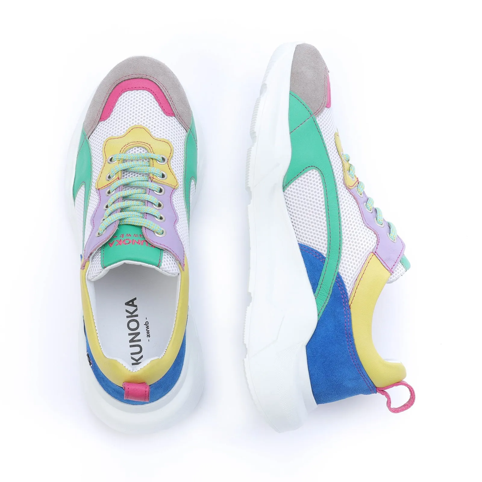 IZZI platform sneaker - bubble gum