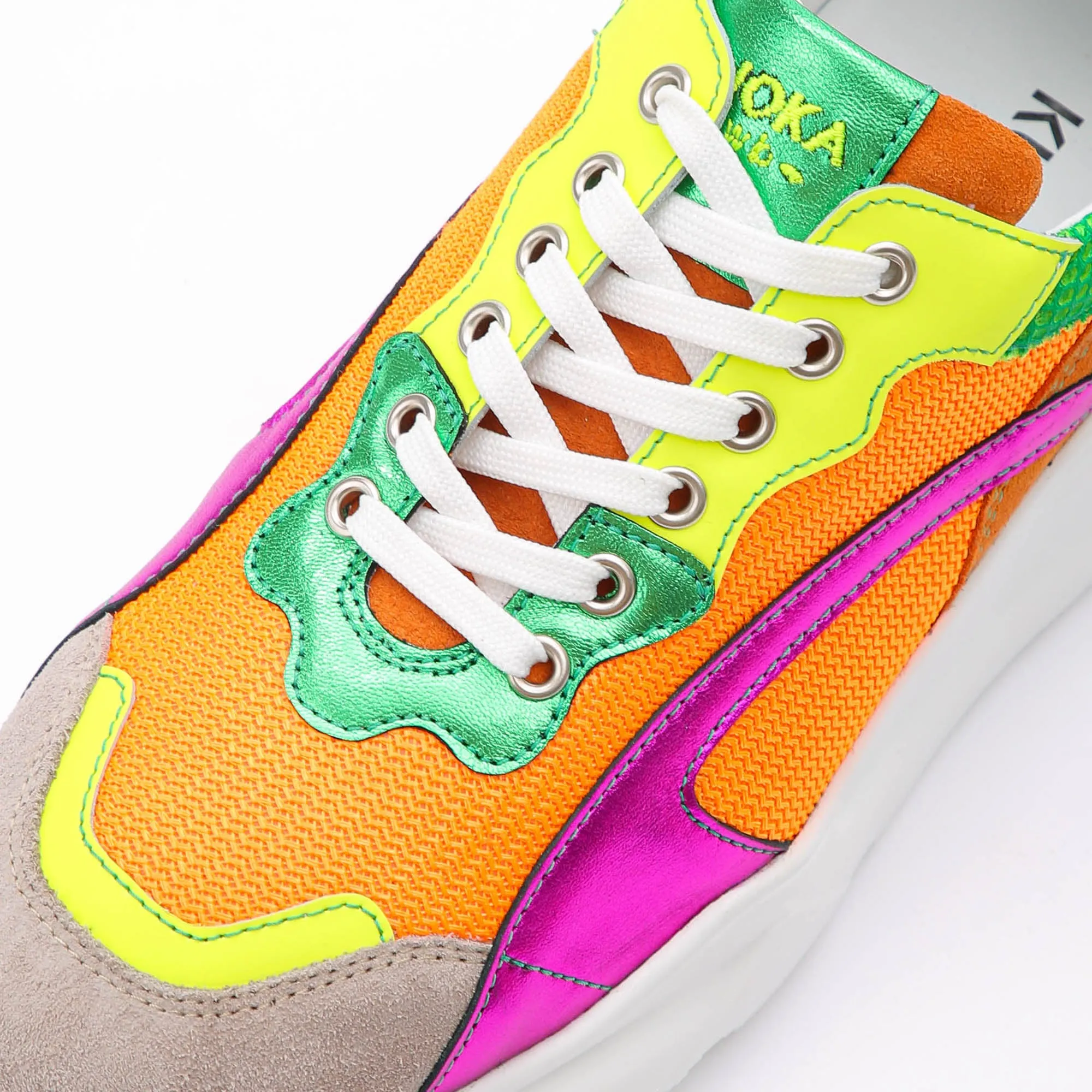 IZZI platform sneaker - multicolor