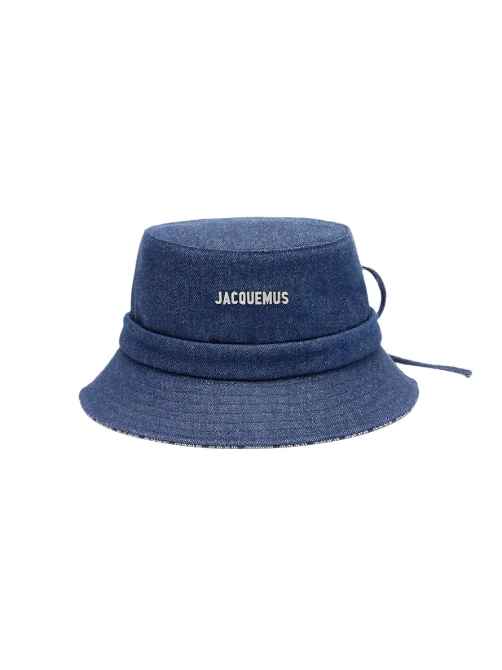 Jacquemus Le Bob Gadjo in Navy/Navy Stripe