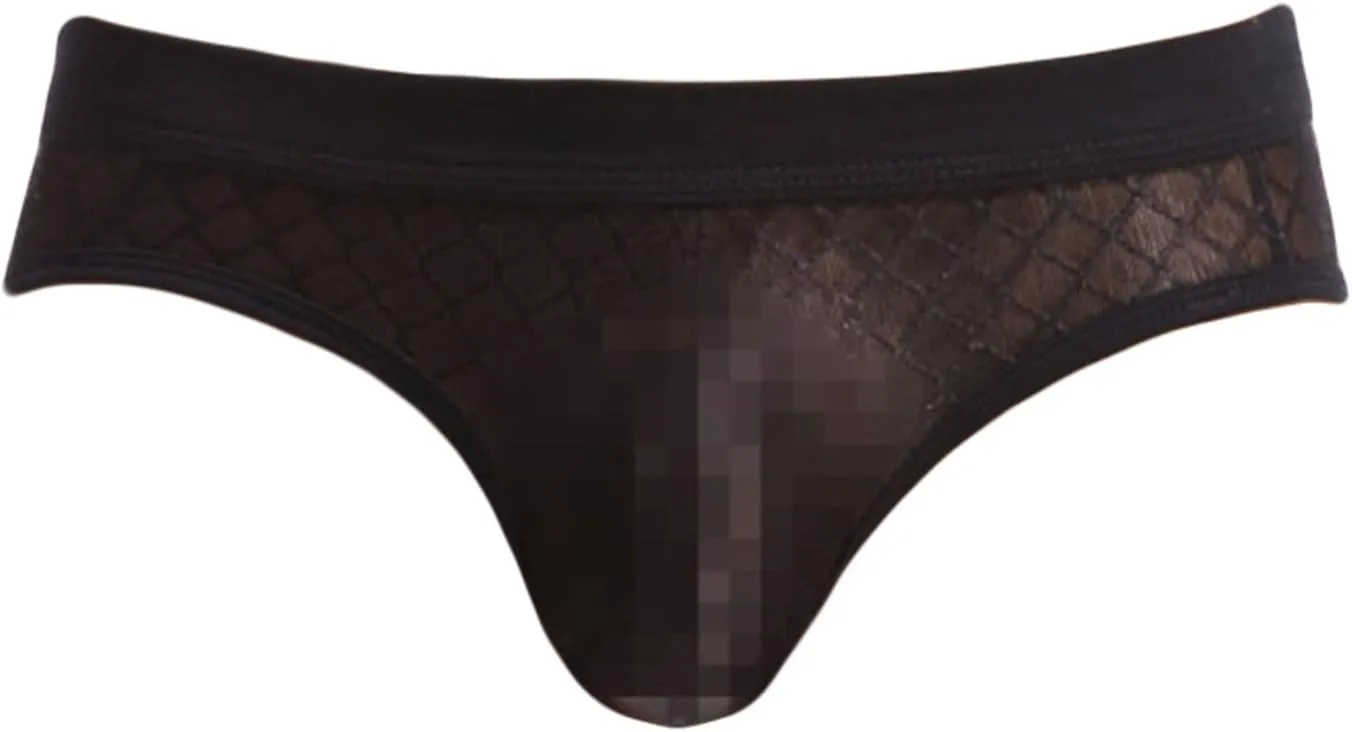 JEShifangjiusu Men Briefs Sexy Underwear Solid Low Rise Bikini Underpants Bulge Pouch Bikini Trunks U Convex Briefs