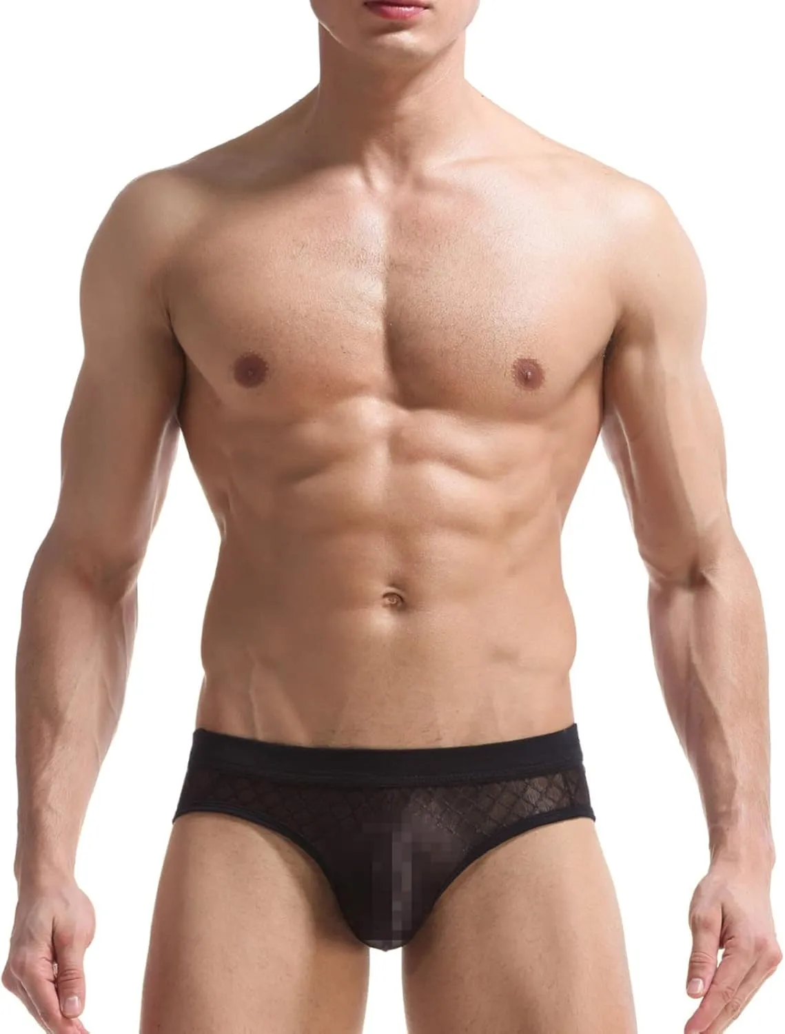 JEShifangjiusu Men Briefs Sexy Underwear Solid Low Rise Bikini Underpants Bulge Pouch Bikini Trunks U Convex Briefs