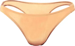 JEsilunmaMY Mens Mini Bikini Briefs Solid Color Ice Silk Low Rise Pouch Underwear Transparent Comfortable Underpants Swimwear