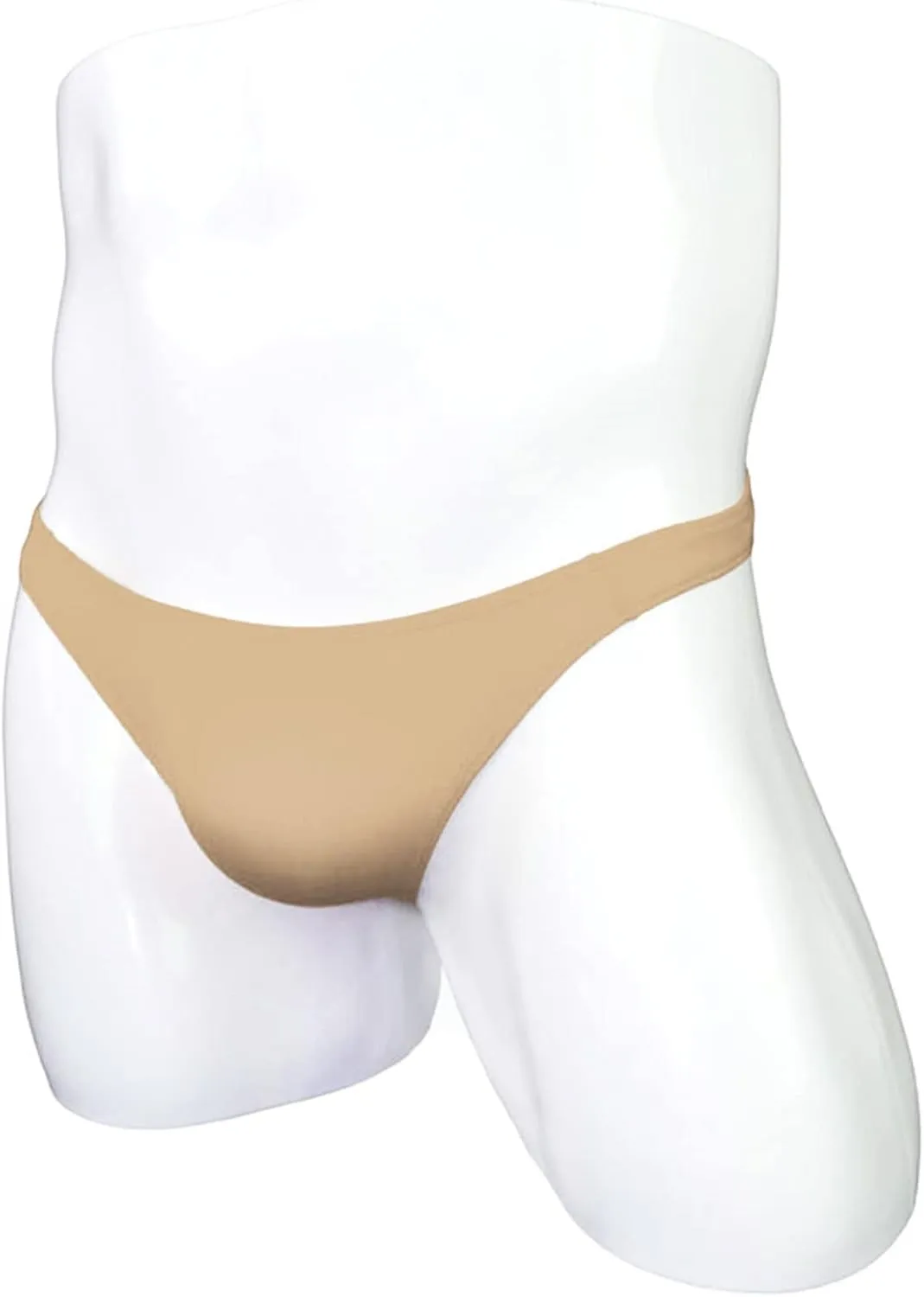 JEsilunmaMY Mens Mini Bikini Briefs Solid Color Ice Silk Low Rise Pouch Underwear Transparent Comfortable Underpants Swimwear