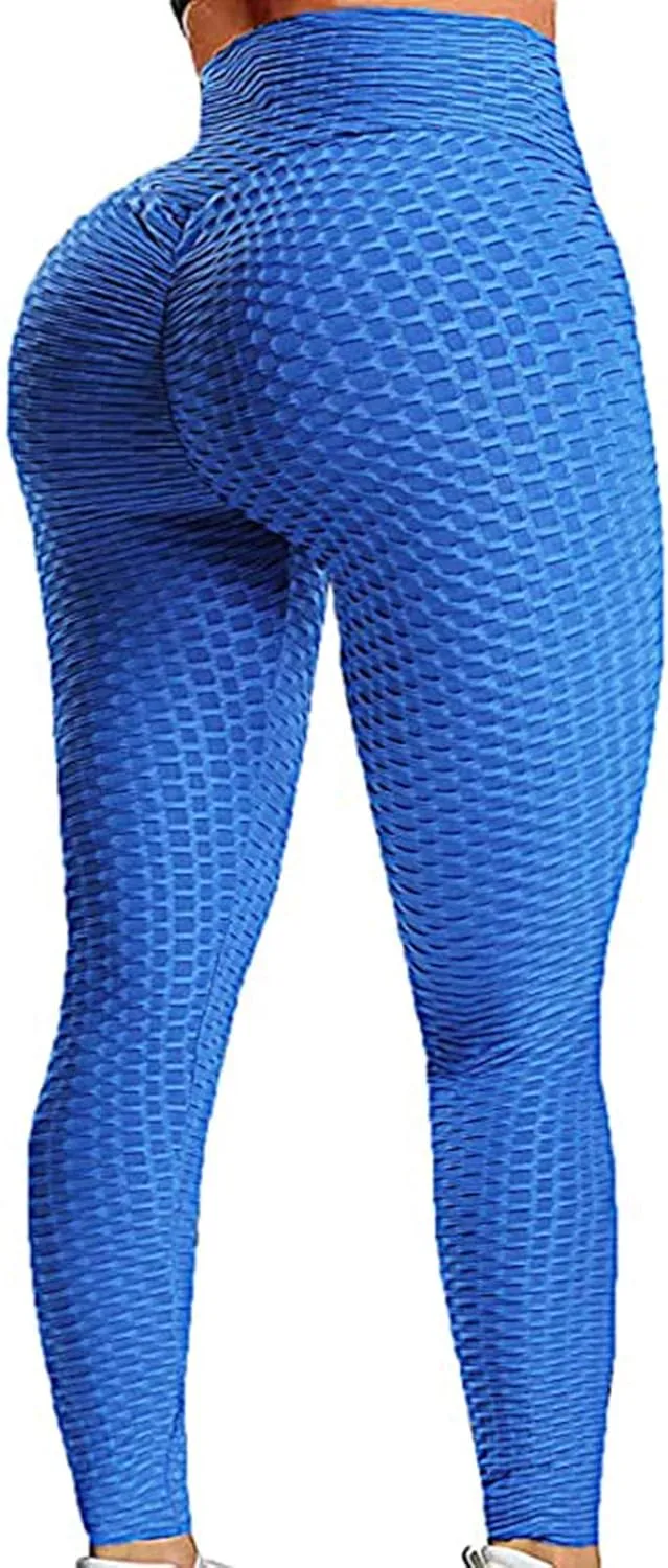 JGS1996 Butt Lifting Leggings for Women Tummy Control Workout Yoga Pants High Waisted Scrunch Booty Gym Tights