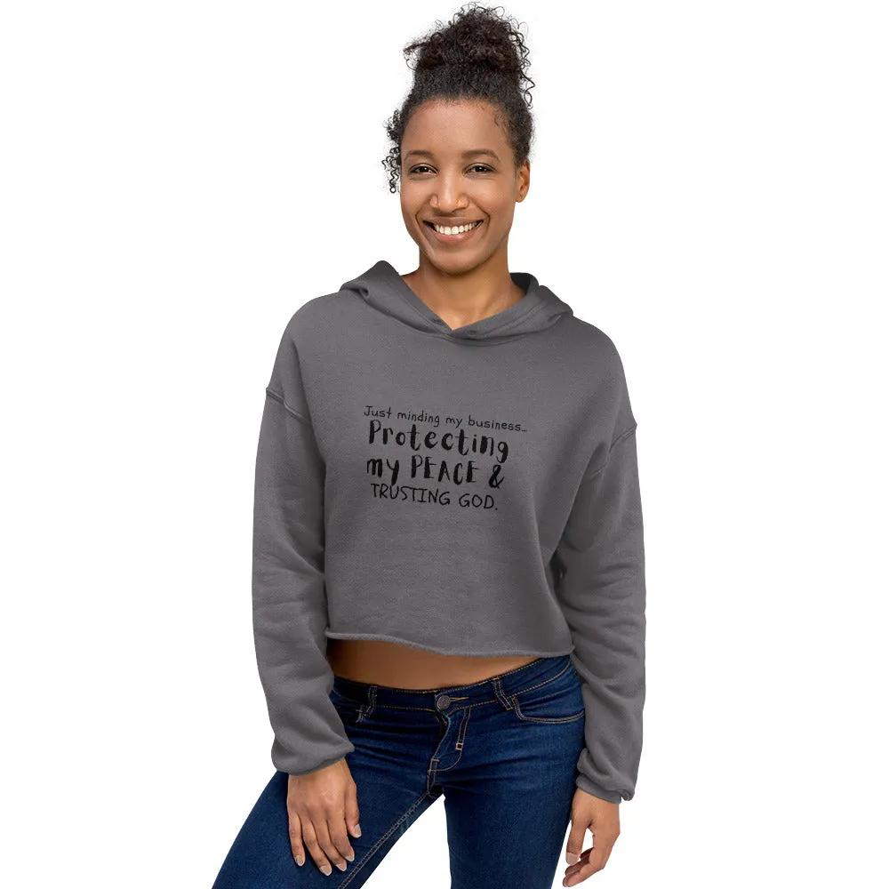 JUST MINDING: Crop Hoodie