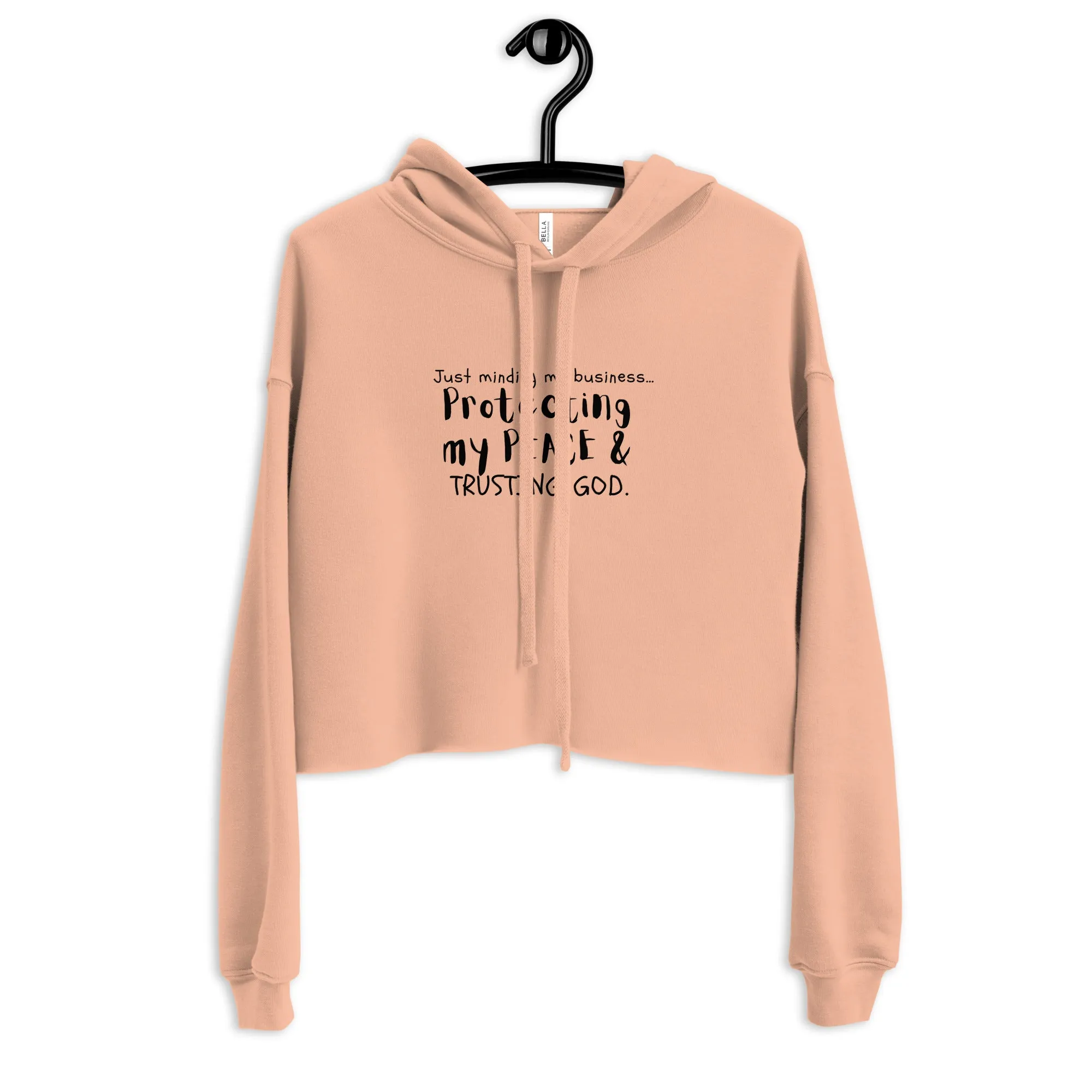 JUST MINDING: Crop Hoodie
