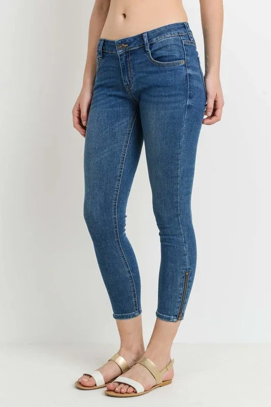 Just USA We Got You Covered Mid-Rise Skinny Jeans (Denim)