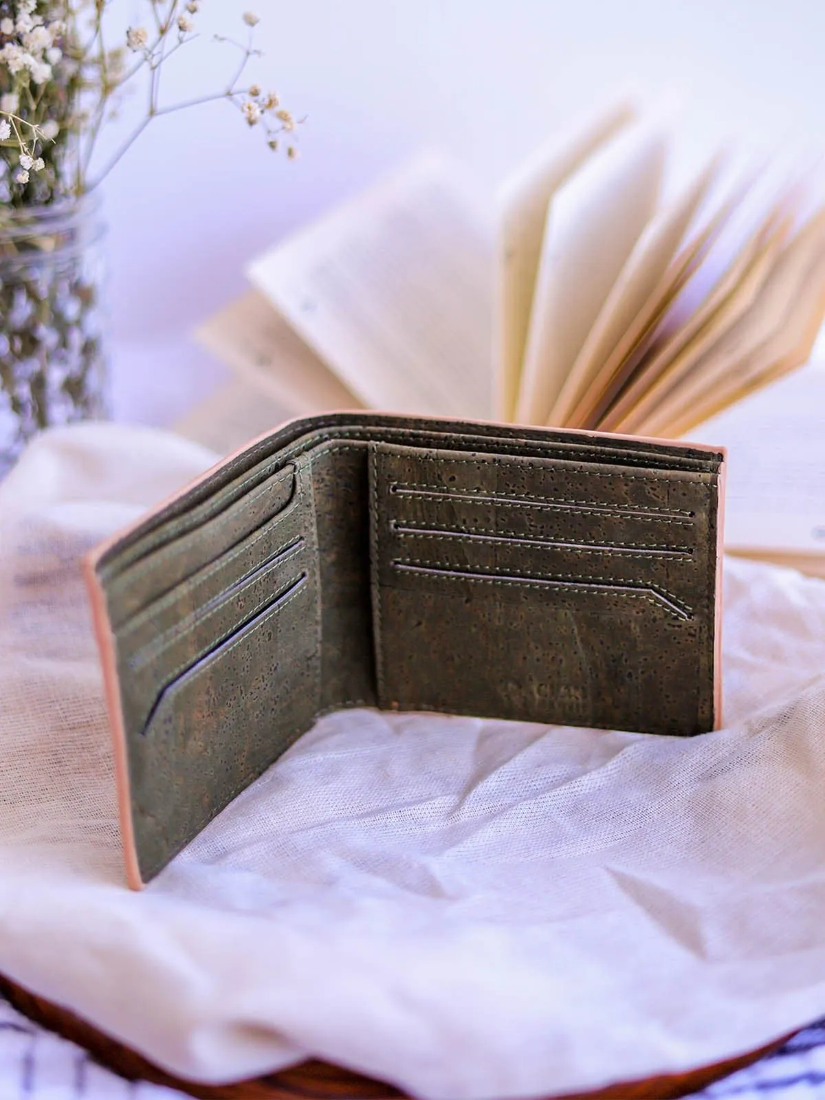 Kakapo Cork Wallet Tan