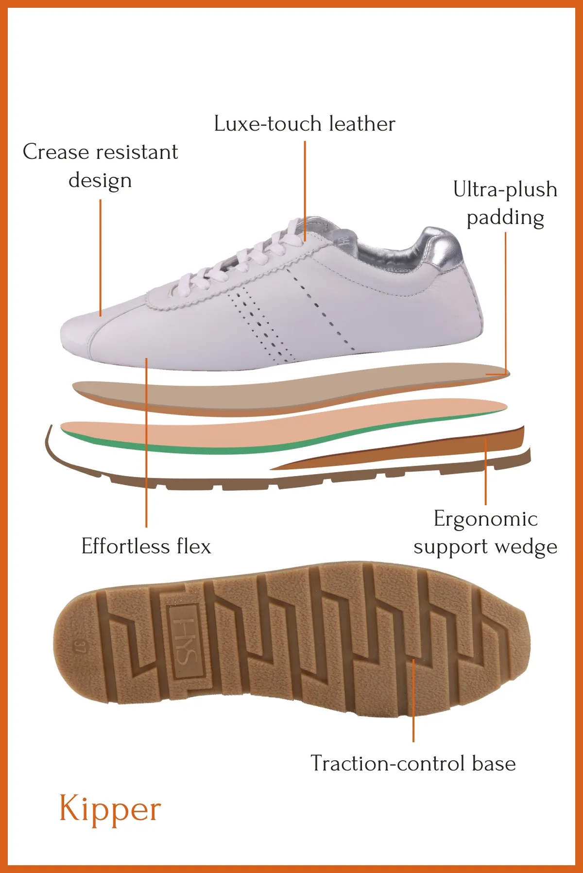 Kipper Sneakers - White