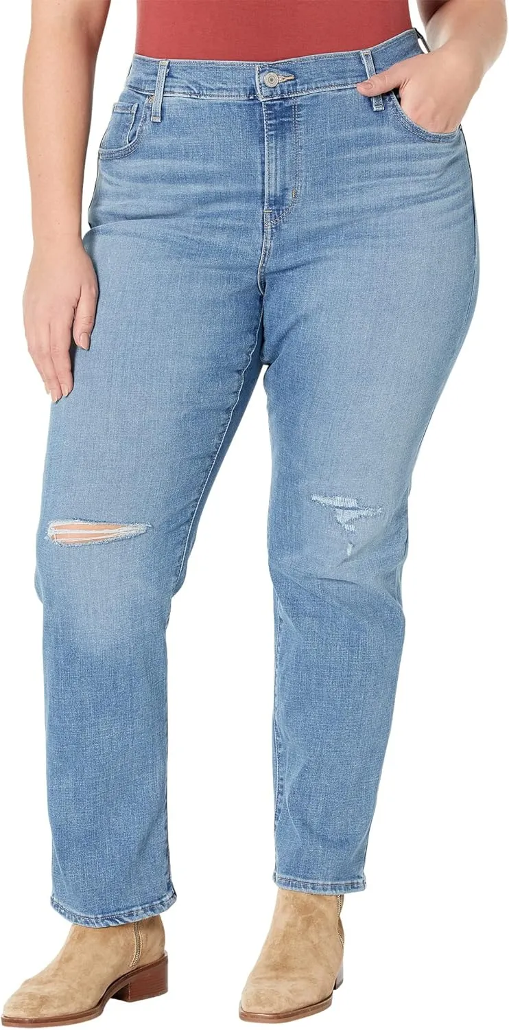 Levi's Women's 724 High Rise Straight Jeans (Plus Size)