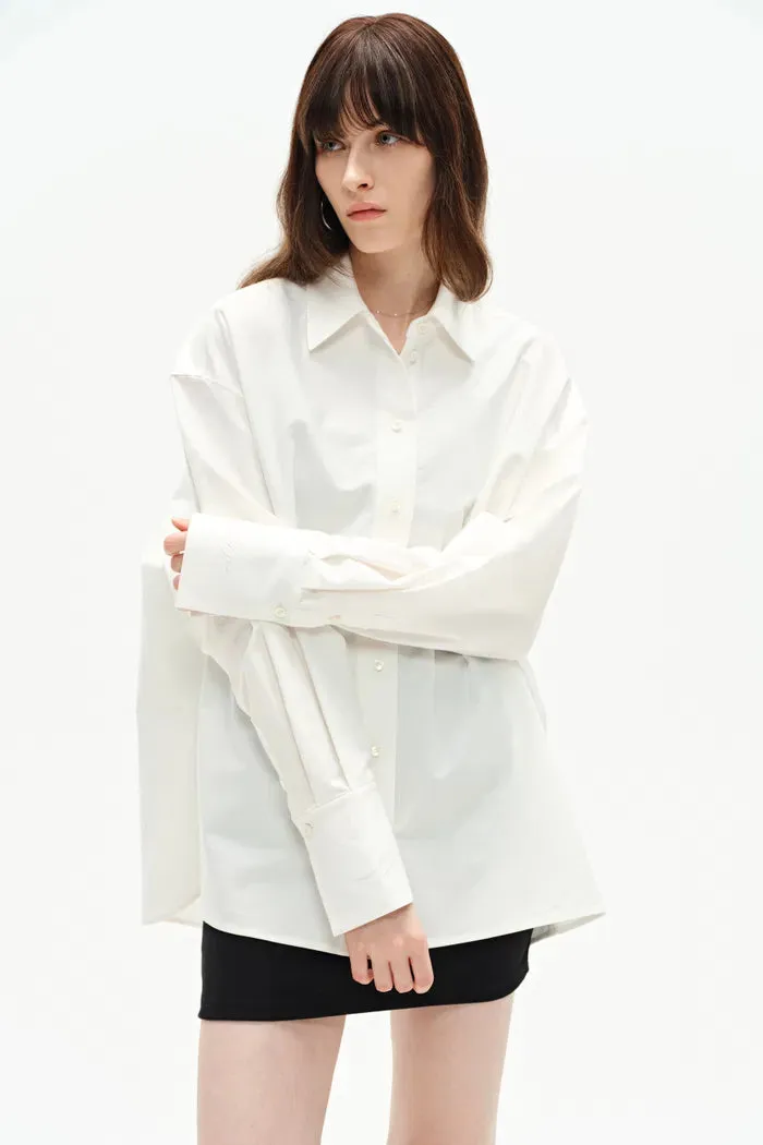 Linda Button-Up Shirt in Oxford Cotton