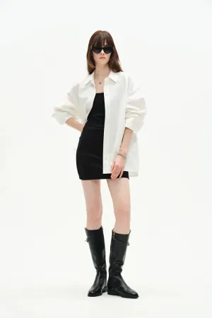 Linda Button-Up Shirt in Oxford Cotton