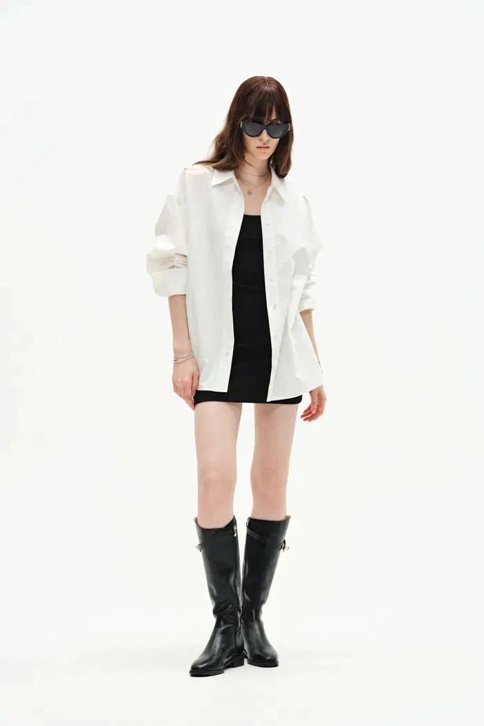 Linda Button-Up Shirt in Oxford Cotton