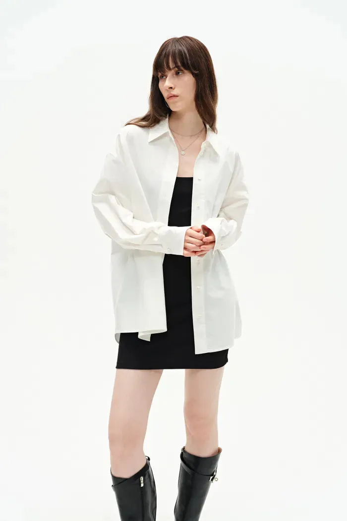 Linda Button-Up Shirt in Oxford Cotton