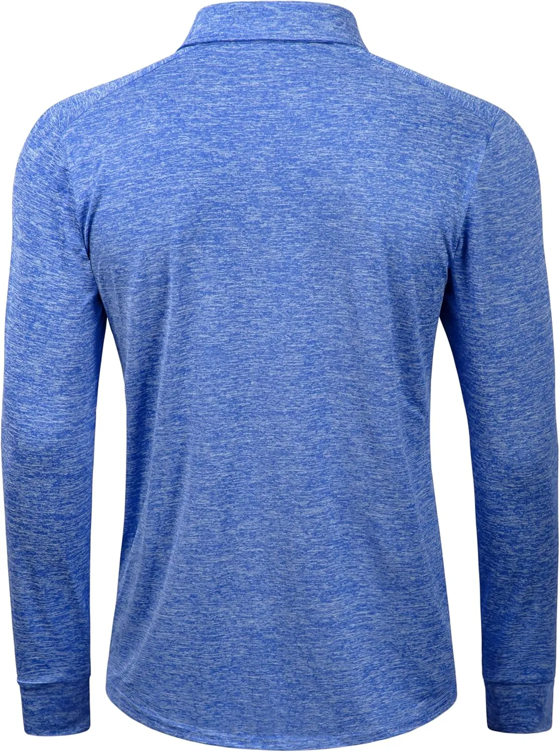Long Sleeve Polo Shirts for Men Casual Dress Polo Tee Shirts Lightweight Quick Dry Collared Golf Shirt