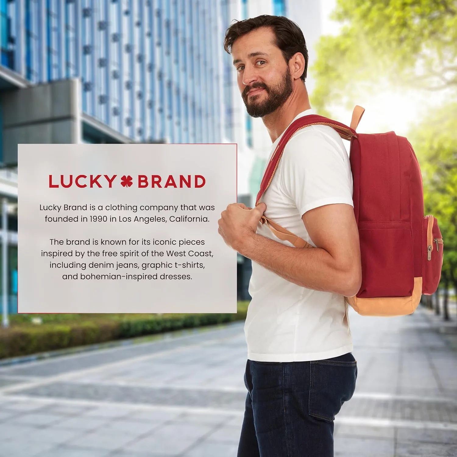 Lucky Backpack for Men, Premium Laptop Backpack, Travel Backpack for Women, Lightweight Backpacks, Comfortable Mens Back Pack