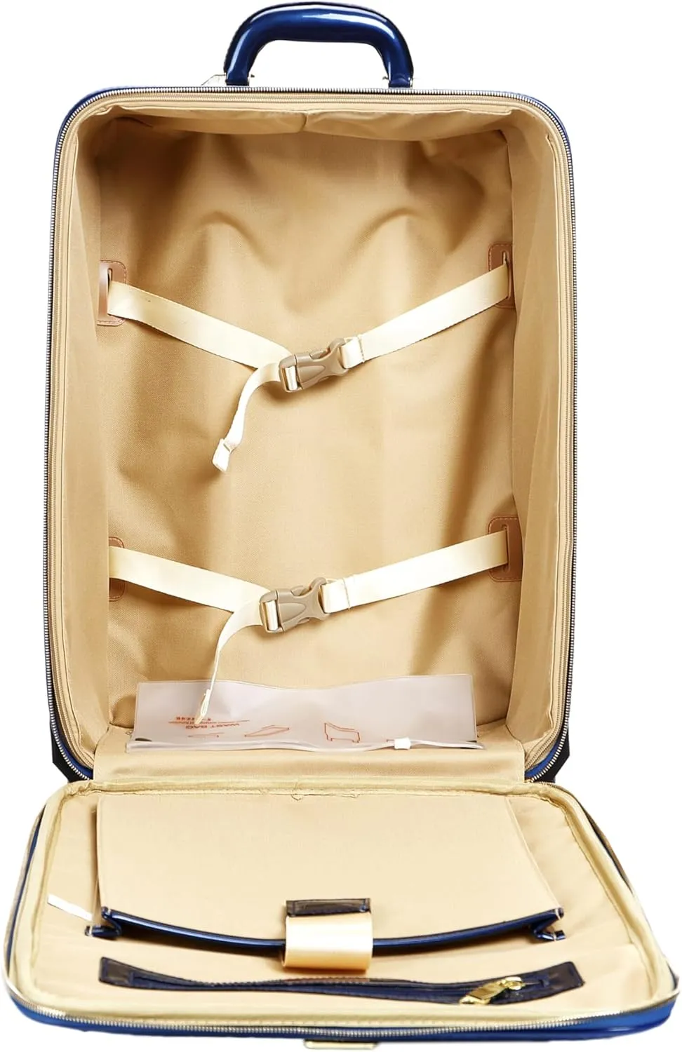 Luxurious Croc-Embossed Carry-on Luggage with Crystal Accents, 15" X 22" X 8" Lightweight Travel Spinner Suitcase (Bronze)