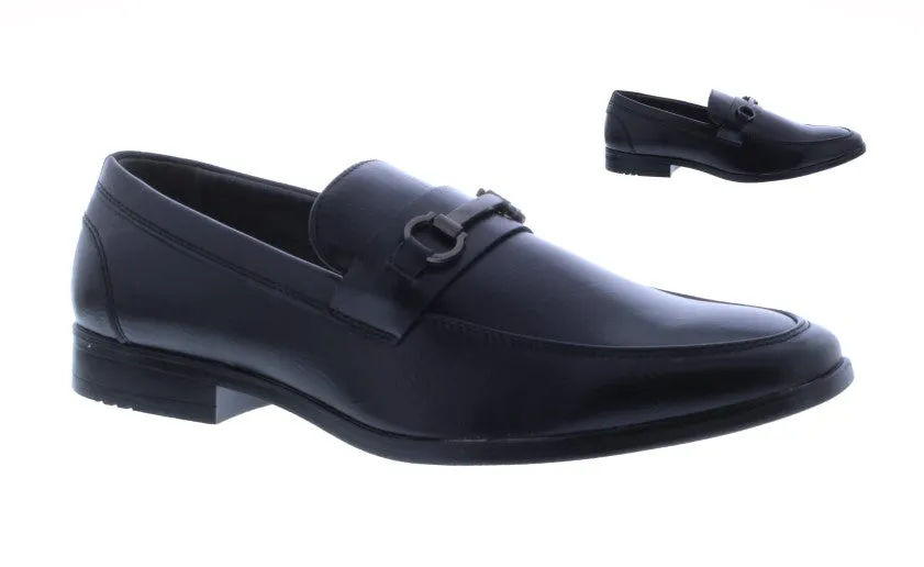 Men Faux Leather Slip On Oxford