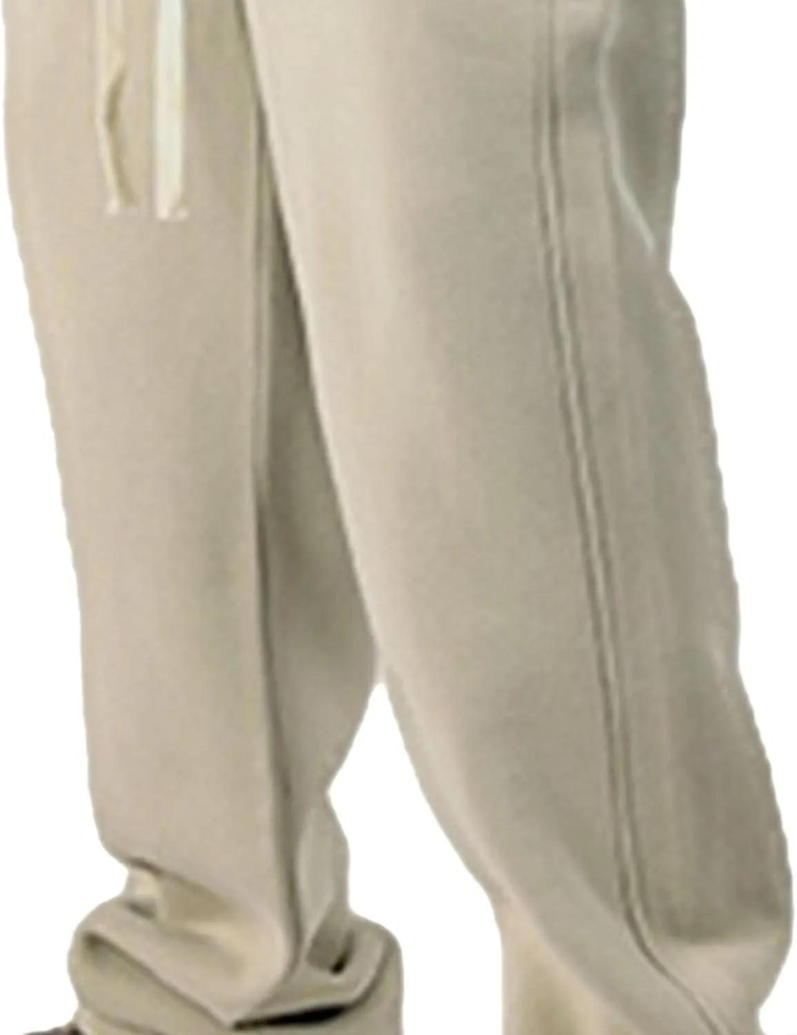 Men's Cotton Straight Leg Workout Pants Loose Fit Solid Drawstring Trousers Casual Athletic Outdoor Fall Pants