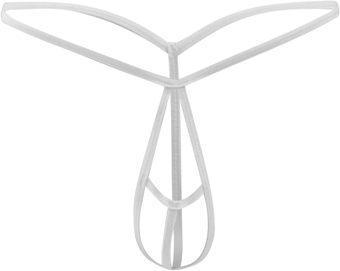 Men's Exotic Fashion Mini Thong Underwear Sexy Hollow Ribbon T Pants for Casual Wear Comfortable Personality