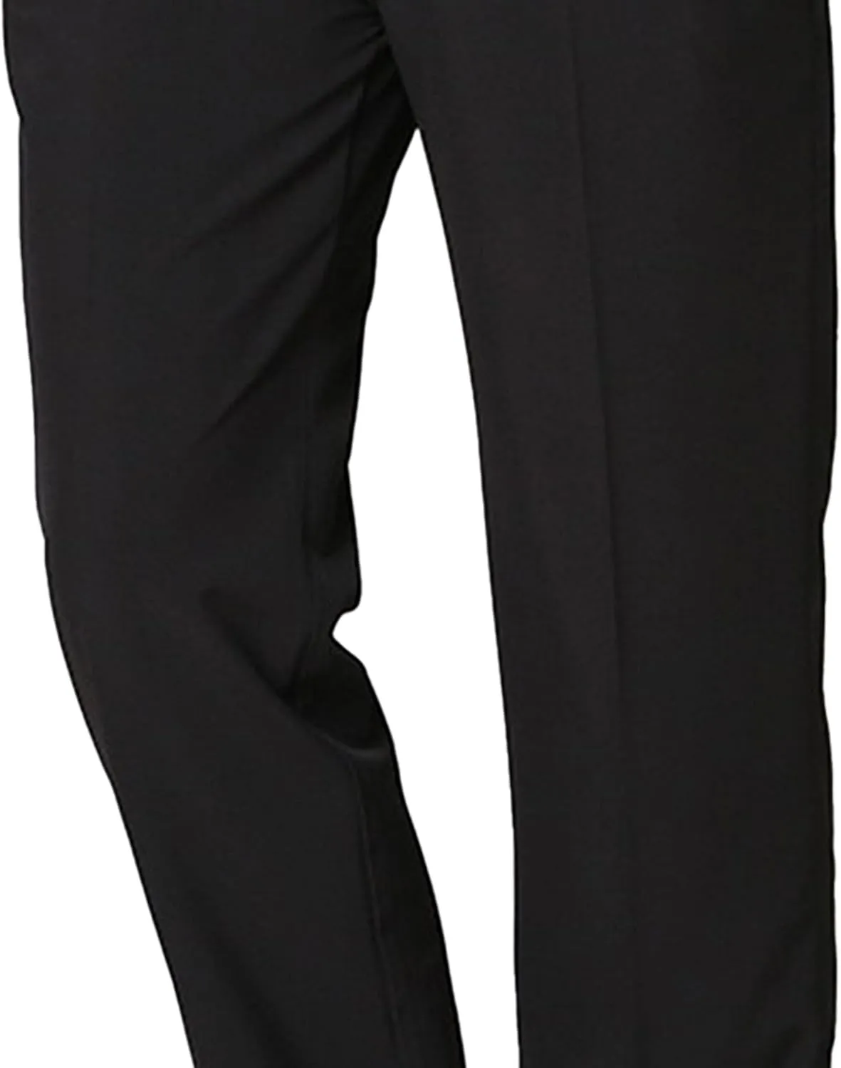 Men's High Waist Straight Leg Outdoor Pants Stretch Business Loose Fit Trousers Casual Solid Soft Sweatpants