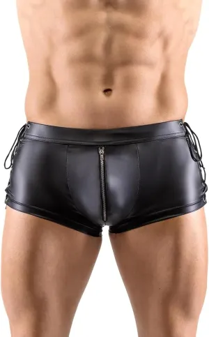 Mens Leather Underwear With Straps Performance Clothes Mens Faux Leather Underwear