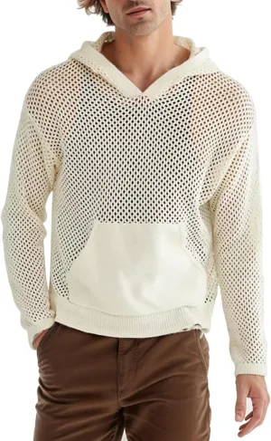Men's Long Sleeved T Shirt Base Shirt Fashion Men Hollow Loose Casual Large Size Men Hooded Hoodie Brief Pack