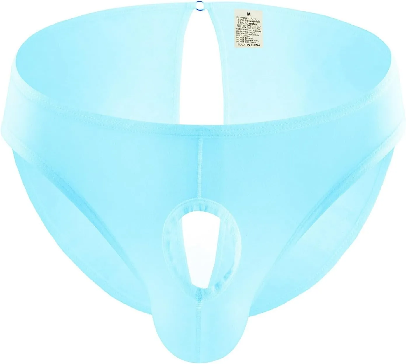 Men's Sexy Open Front Underwear Soft Comfortable Briefs Men's Sexy Panties Lingerie Hollow Thong Brief Underpants