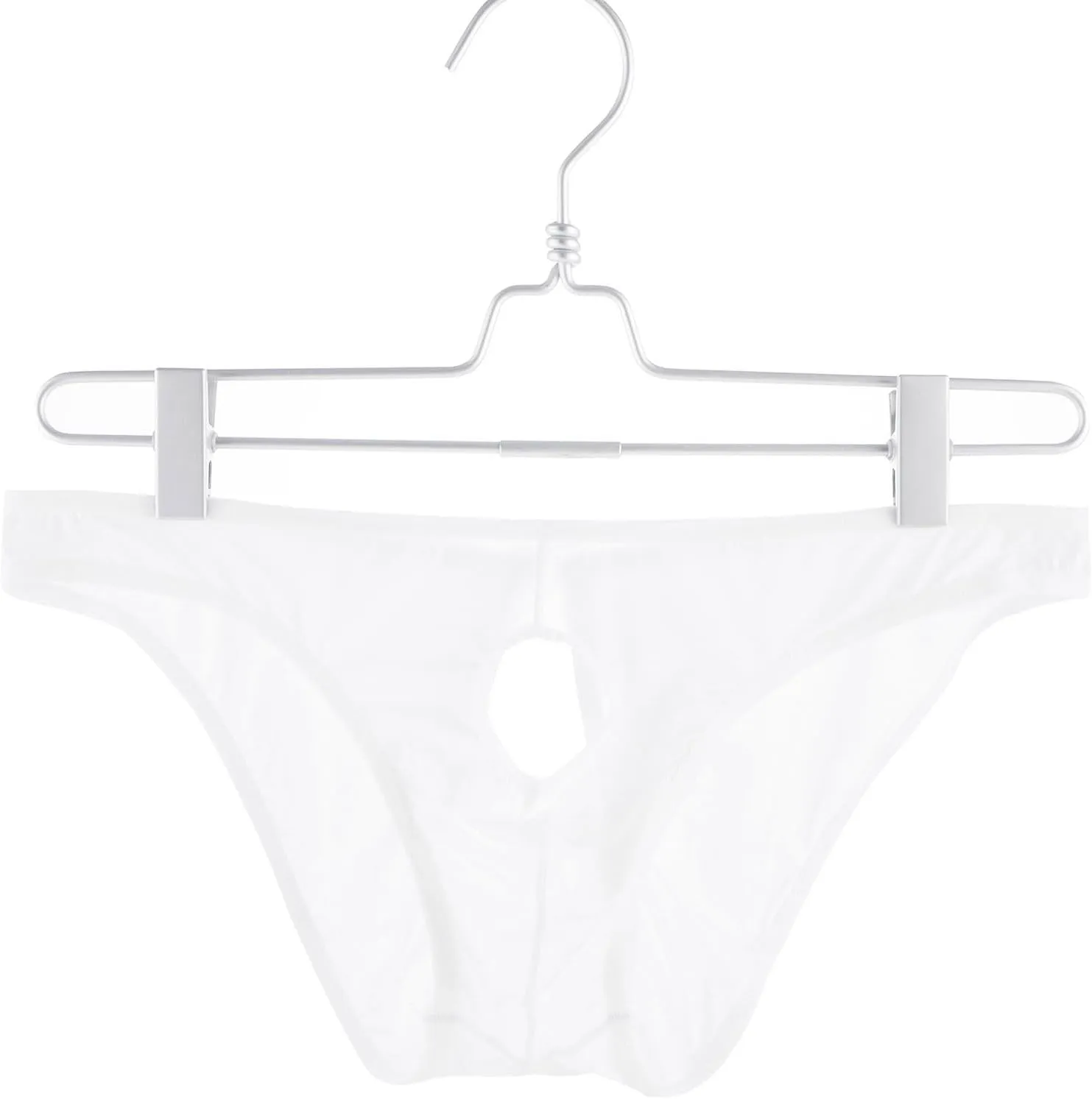 Men's Sexy Open Front Underwear Soft Comfortable Briefs Men's Sexy Panties Lingerie Hollow Thong Brief Underpants