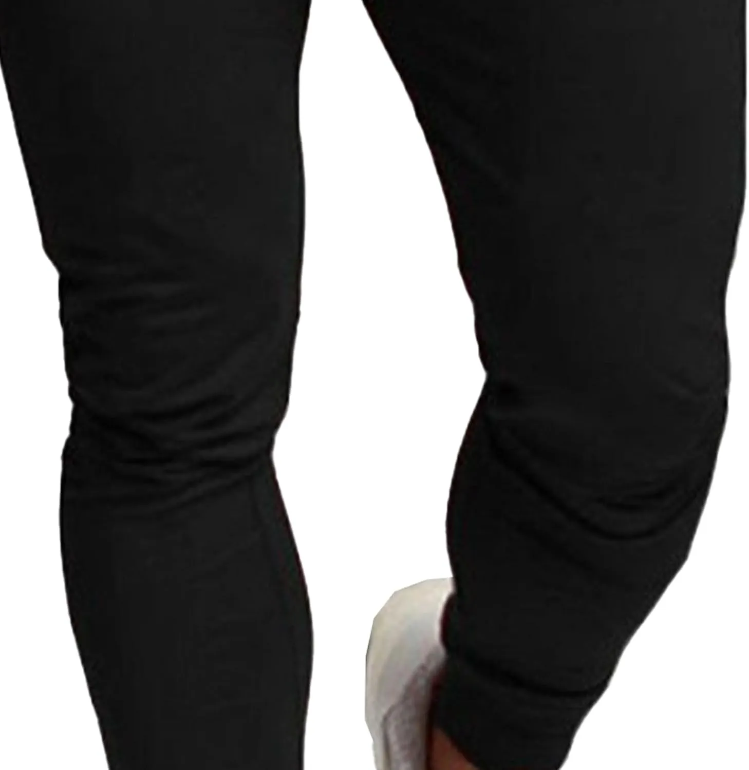Men's Slim Fit Solid Drawstring Pants Cotton Casual Joggers Athletic Trousers Elastic Waist Stretch Hiking Sweatpants