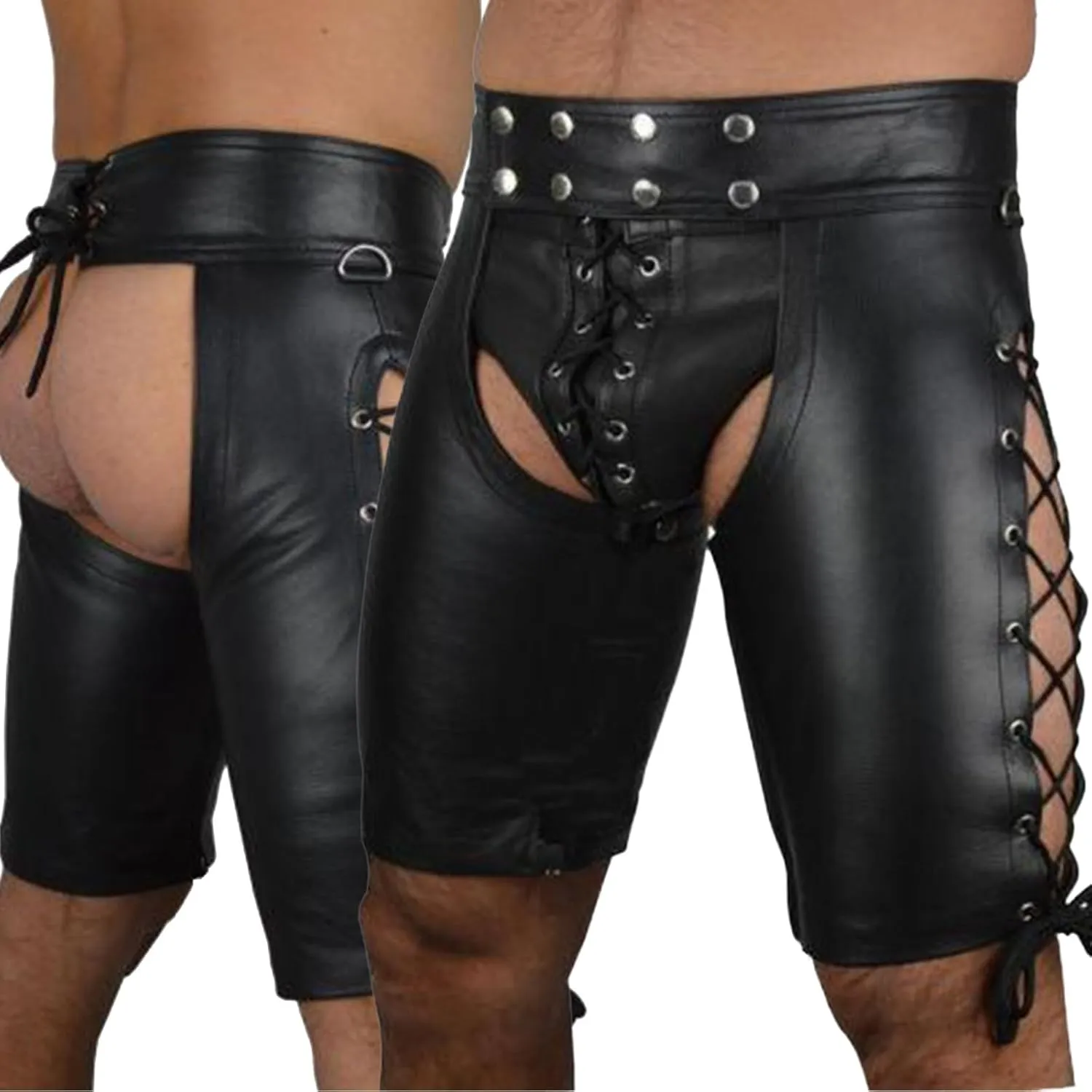 Mens Underwear Boxer Briefs Ball Pouch Low Waist Leather Comfortable Panty Sports Performance Underpants Panties