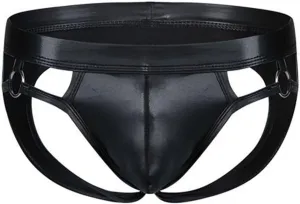 Mens Underwear Briefs Men's Sexy Briefs Leather Bikini Panties Bulge Pouch Comfortable Shorts Brief Loose Thongs