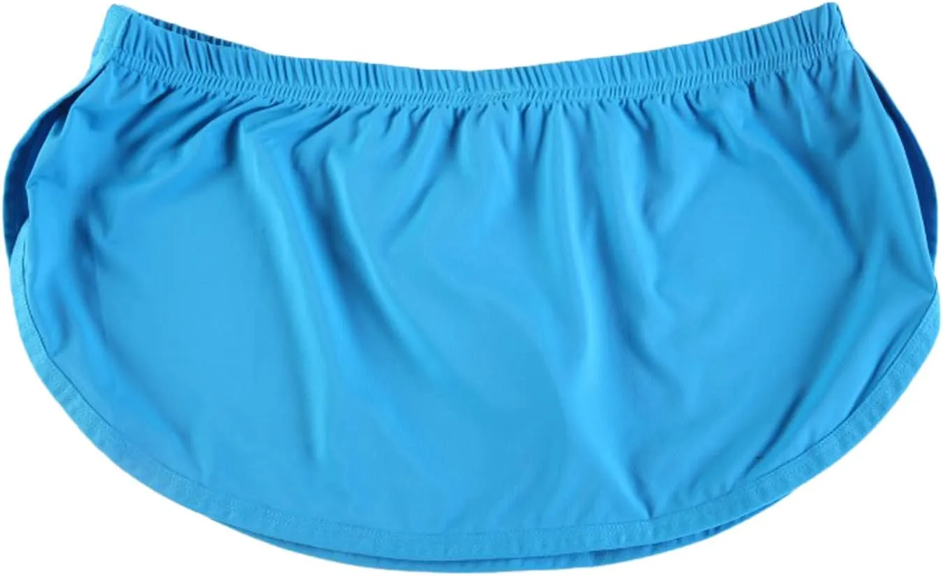 Men's Underwear Covered Waistband Boxer Briefs Low Waist Side Split Underpants Comfortable Soft Quick Dry Underwear Trunks