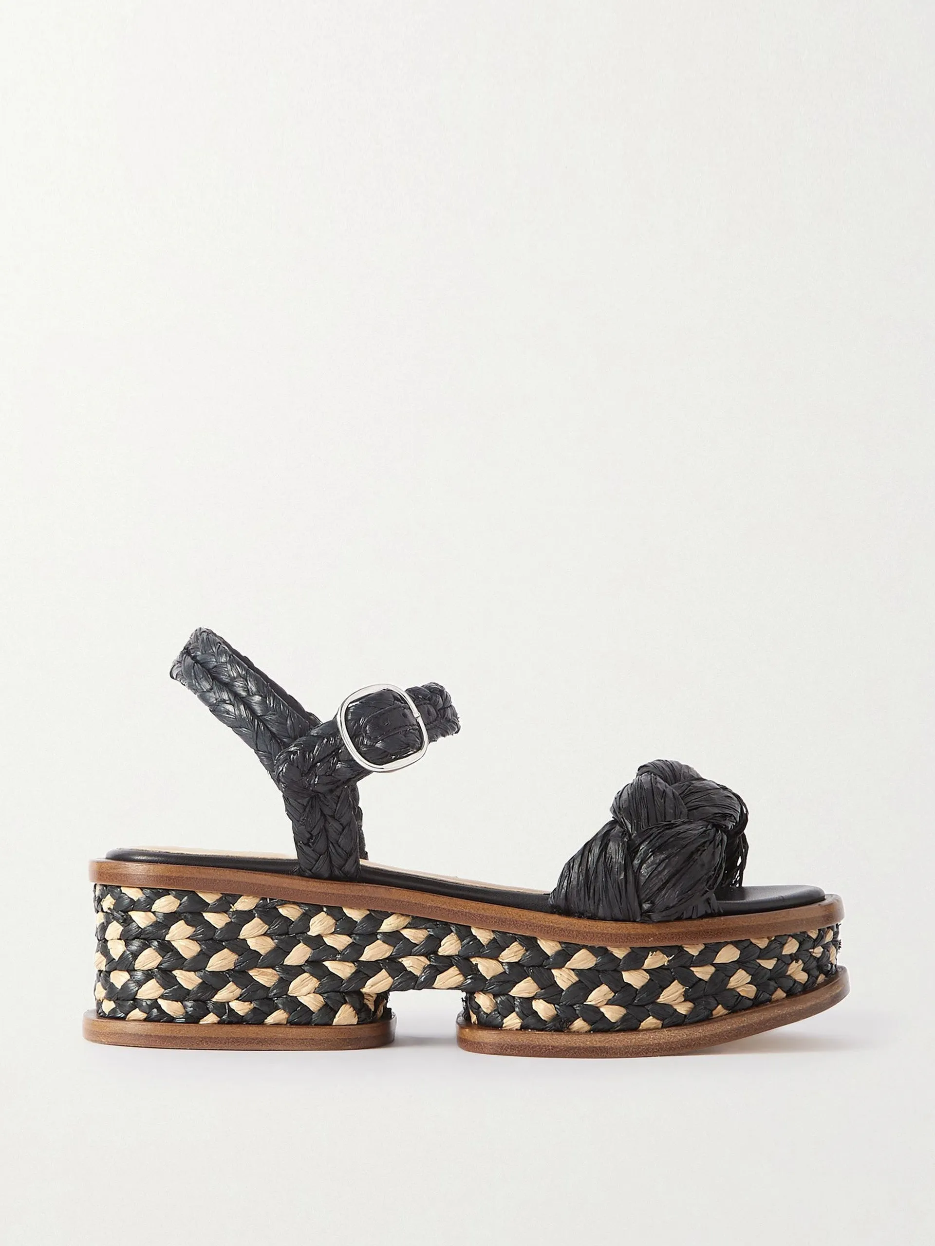 Michael braided raffia sandals