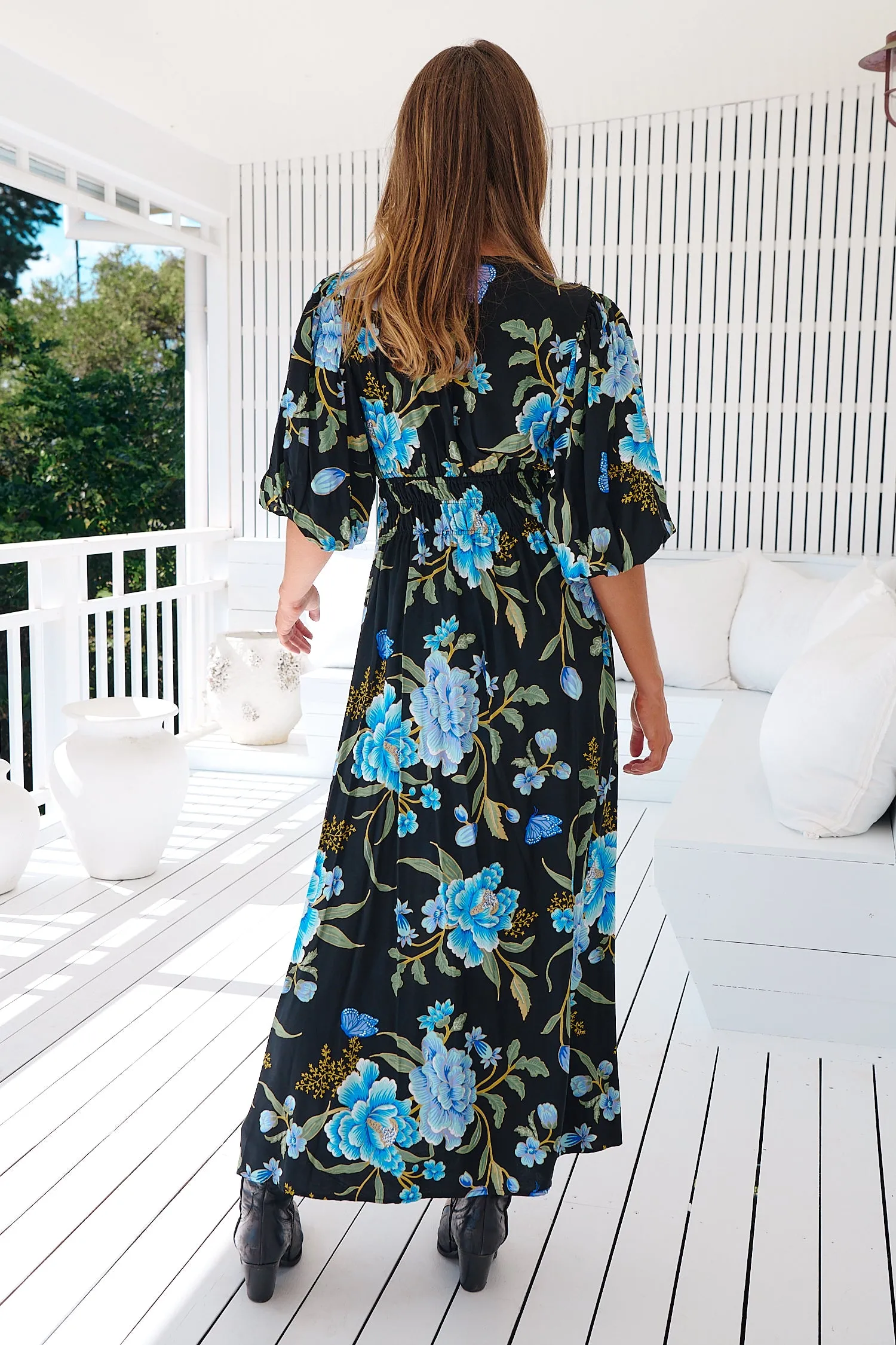 MIDNIGHT SAPPHIRE SONYA MAXI DRESS