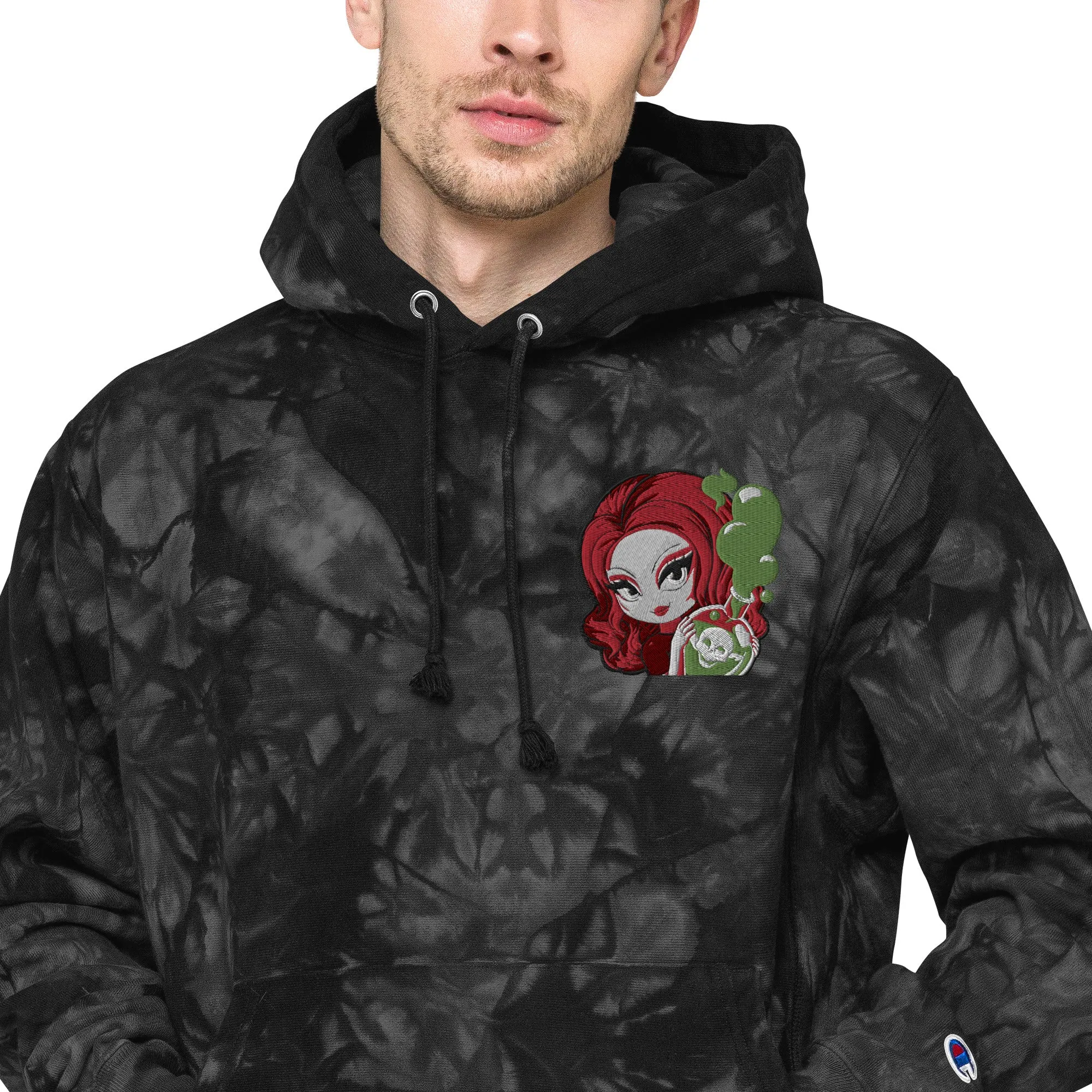 Mizz Ladasha ToxicFull Unisex Champion tie-dye hoodie