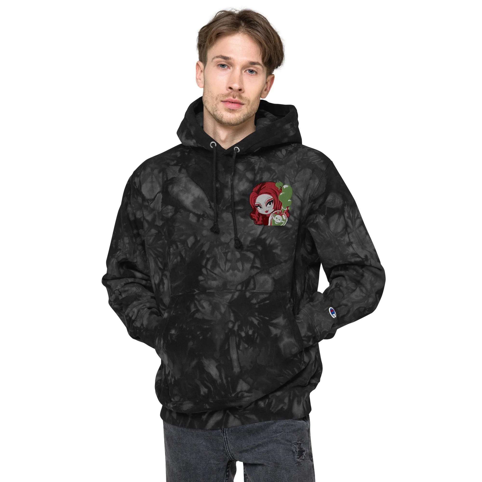 Mizz Ladasha ToxicFull Unisex Champion tie-dye hoodie