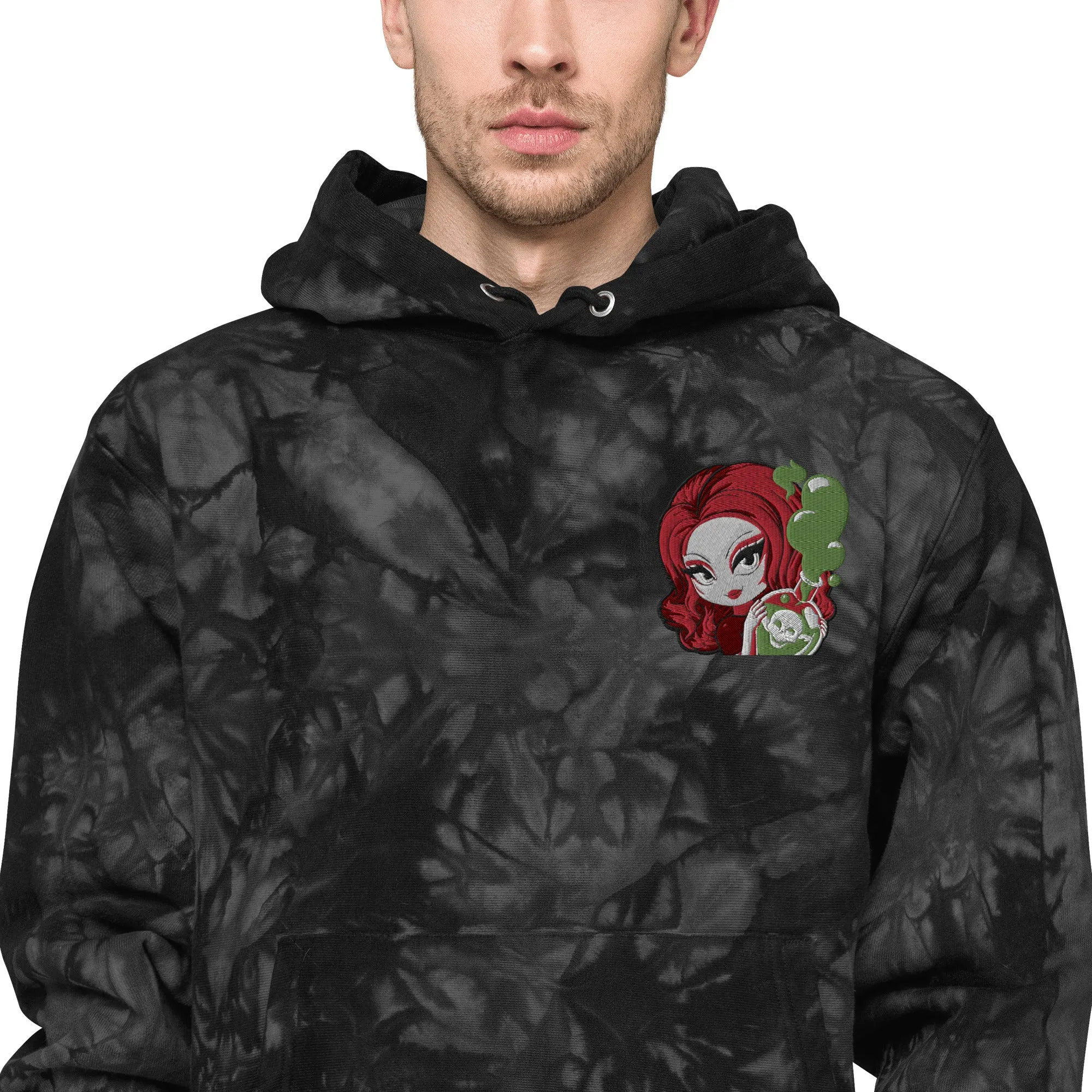 Mizz Ladasha ToxicFull Unisex Champion tie-dye hoodie
