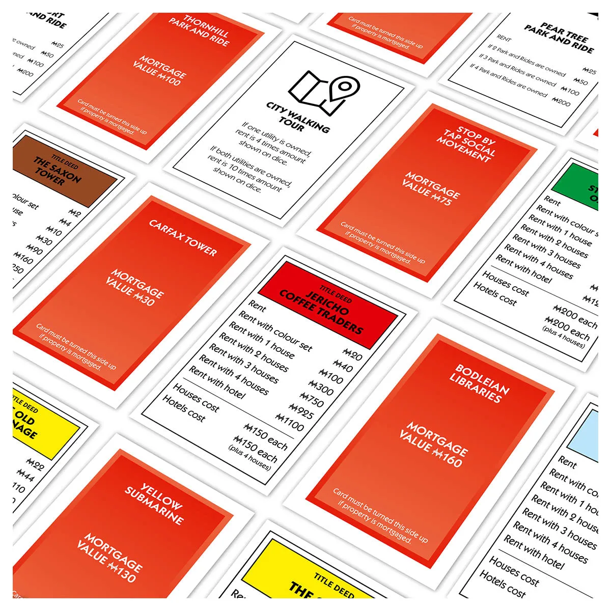 Monopoly Board Game Oxford Edition