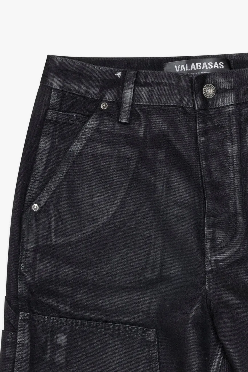 Mr.Straight Black Wash Waxed