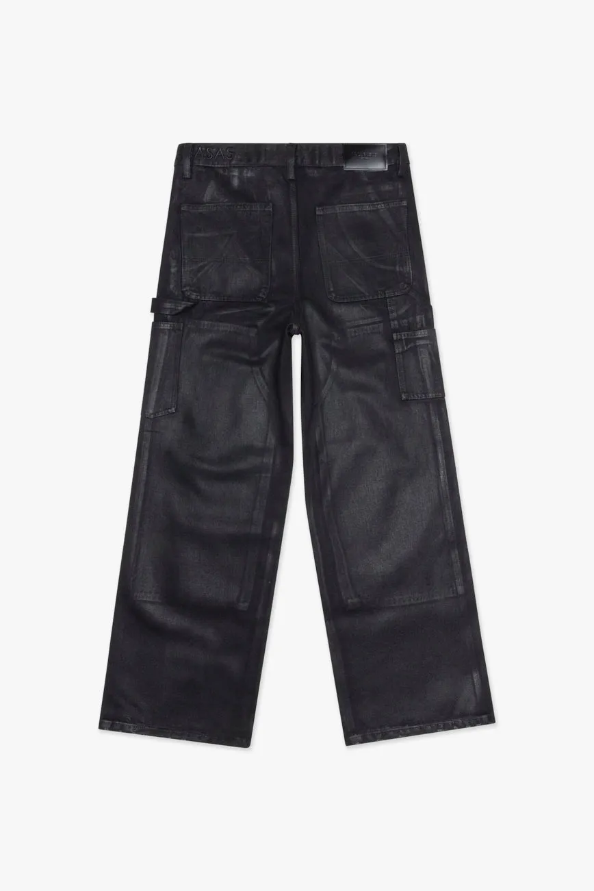 Mr.Straight Black Wash Waxed
