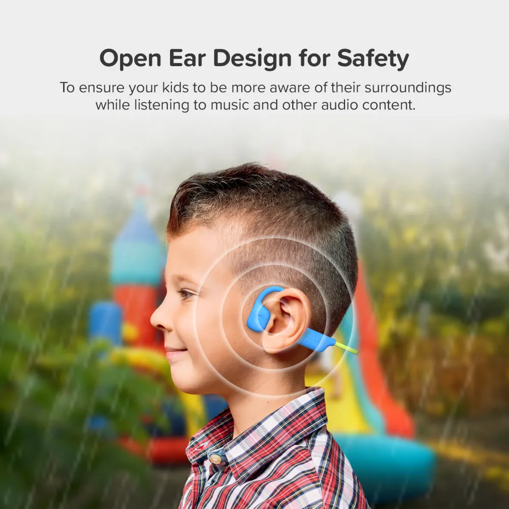 MYFIRST Headphones AirWaves Wireless Blue