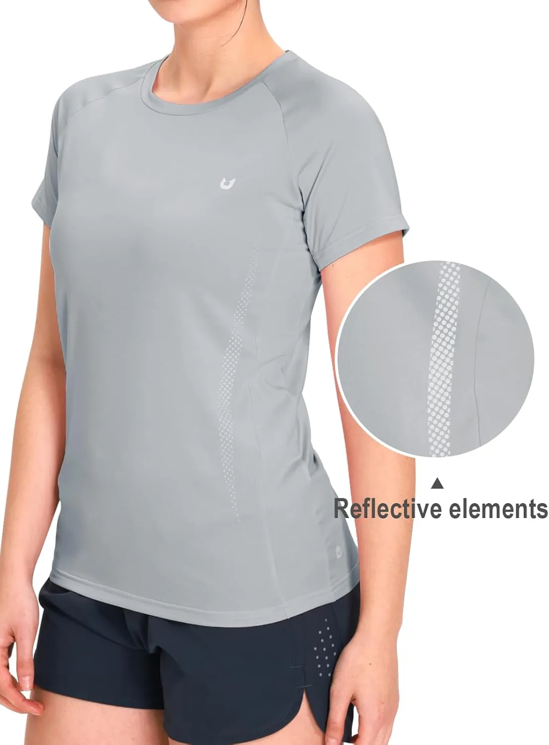 NORTHYARD Women's Short Sleeve Athletic Running Workout Shirts Lightweight Quick Dry Rash Guard Tops Shirts Moisture Wicking