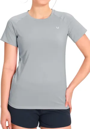 NORTHYARD Women's Short Sleeve Athletic Running Workout Shirts Lightweight Quick Dry Rash Guard Tops Shirts Moisture Wicking