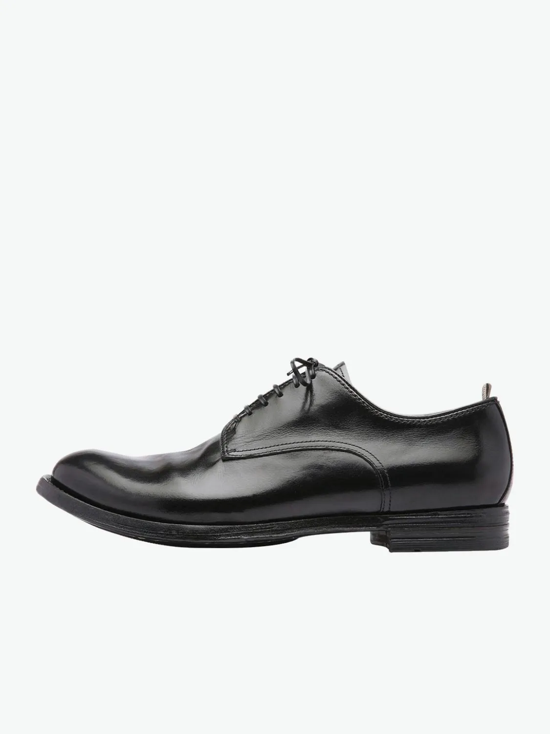 Officine Creative Anatomia Derby Leather Shoes Black