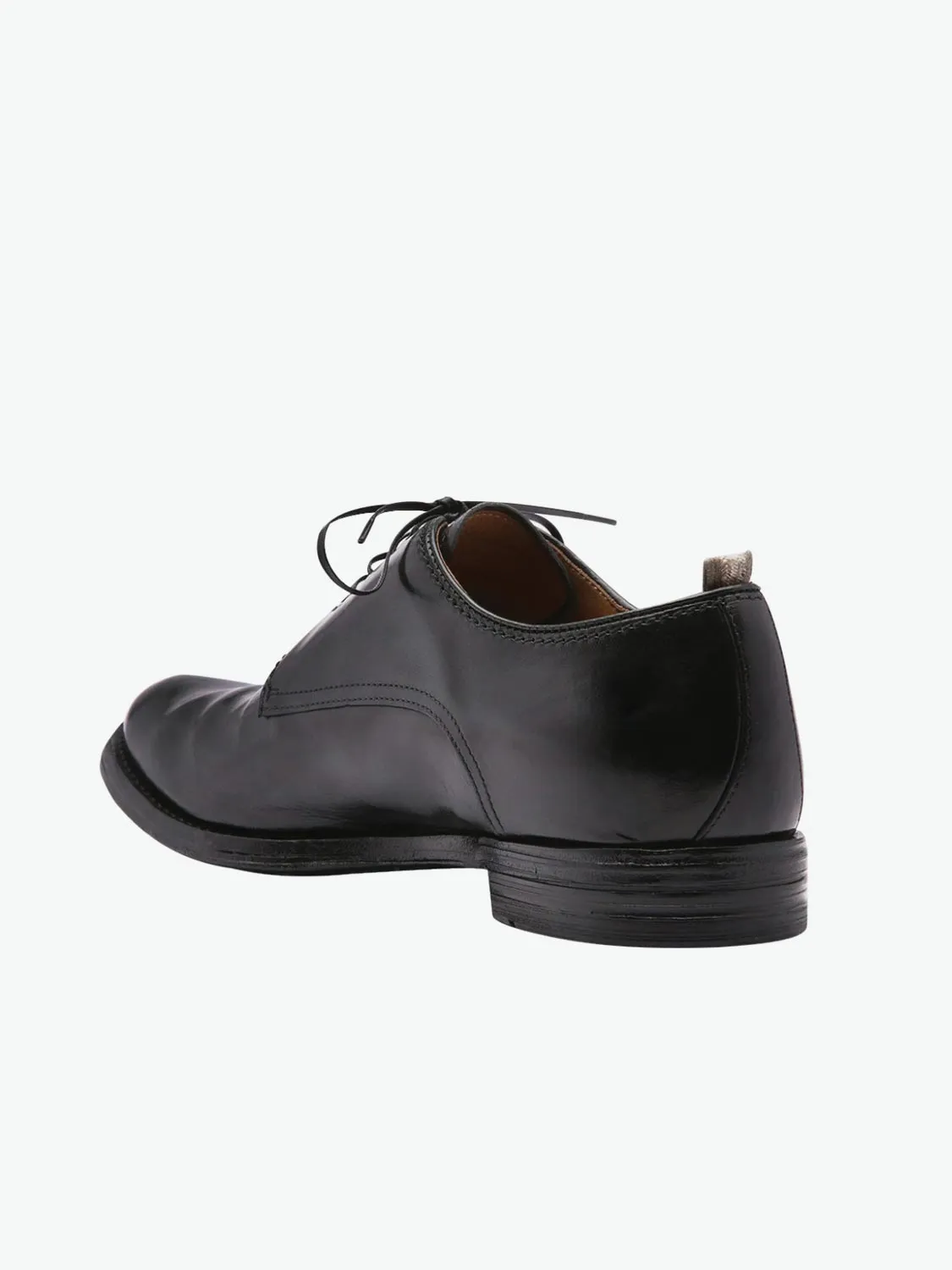 Officine Creative Anatomia Derby Leather Shoes Black