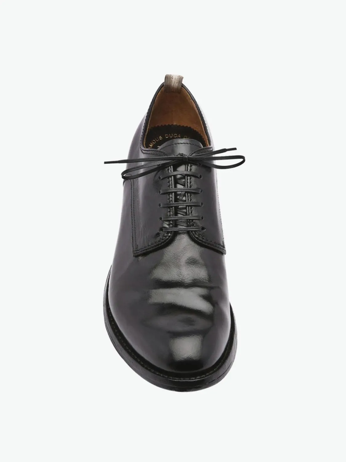 Officine Creative Anatomia Derby Leather Shoes Black