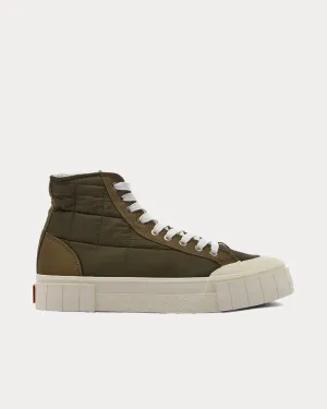 Opal Padded Khaki High Top Sneakers