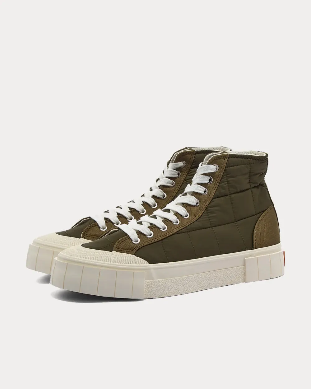 Opal Padded Khaki High Top Sneakers